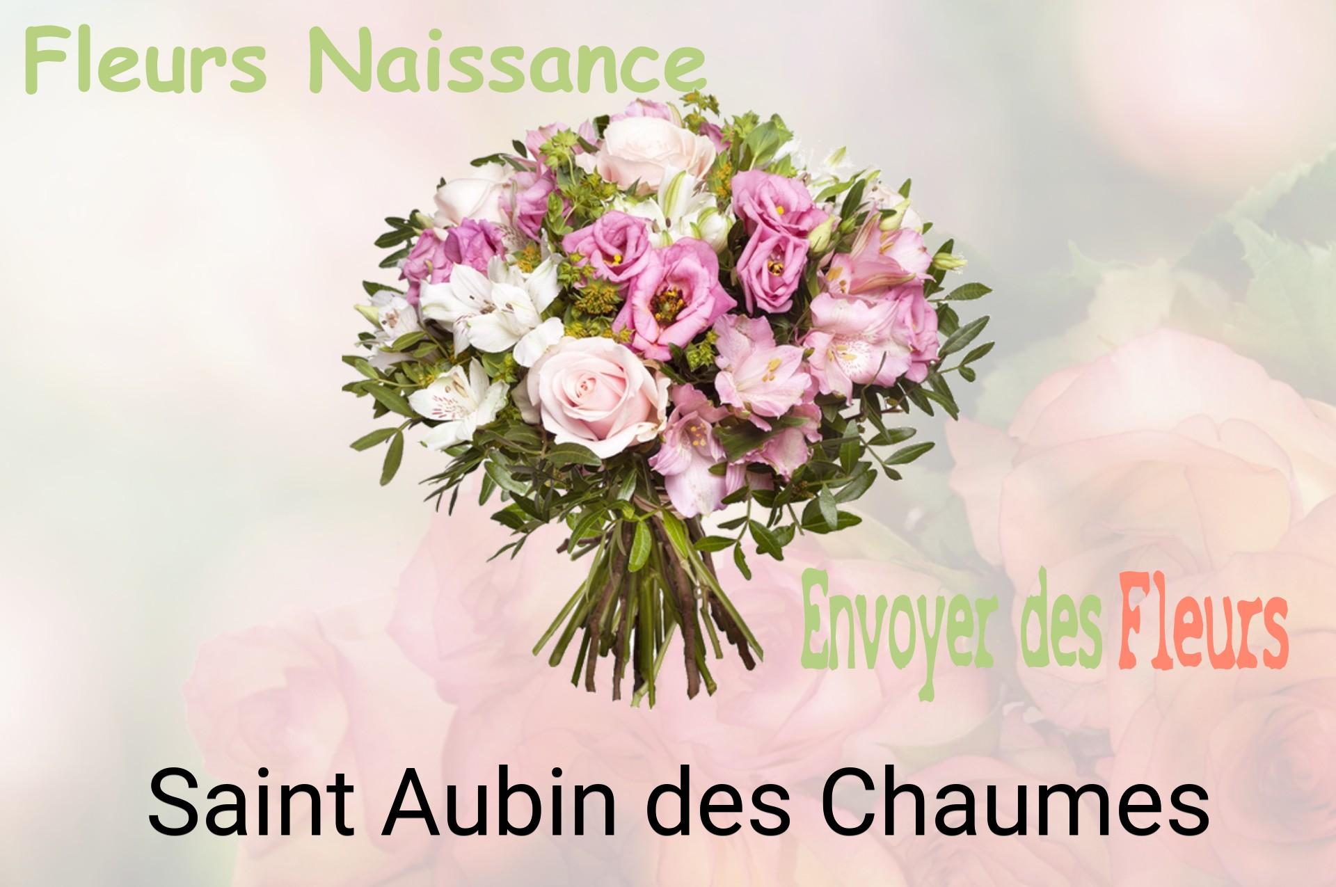 Bouquet de fleurs de naissance livré à Saint-Aubin-des-Chaumes